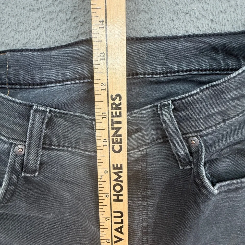 Levi's 512 Slim Taper Jeans Mens 34x32 Gray Charcoal Stretch Denim Pants‎